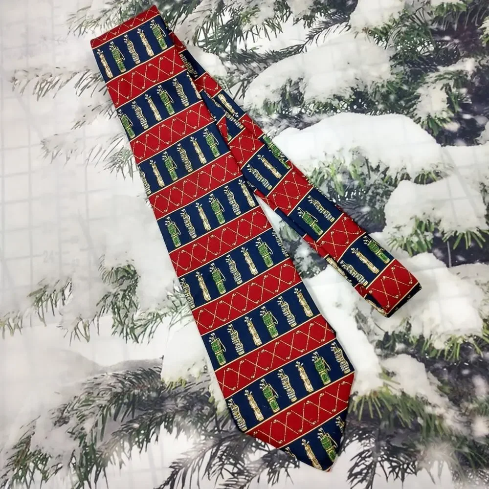 Mens Traditional Sport Silk Tie Collection Hilfiger Jack Nicholas Golf Hunt Club